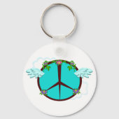 平和の花 キーホルダー (正面)