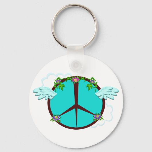 平和の花 キーホルダー (裏面)