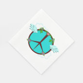 平和の花 スタンダードランチョンナプキン (角)