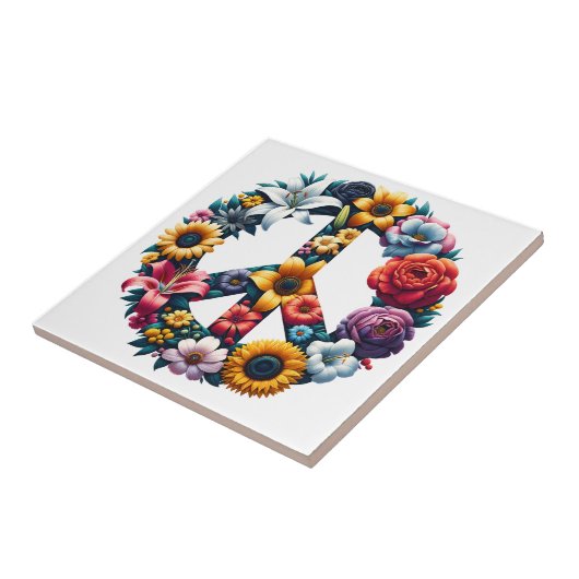 平和の花 タイル (側面)