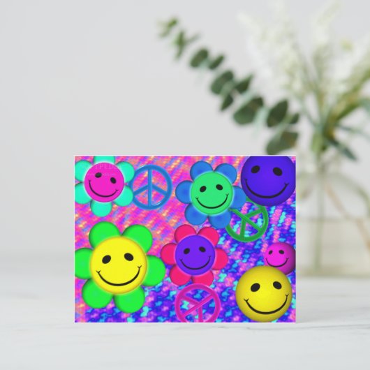 平和の花 ポストカード (スタンド正面)