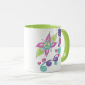 平和の花 マグカップ (正面右)