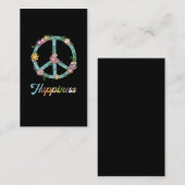 平和の象徴花ハピネスヒッカラフルピー 名刺 (正面/裏面)