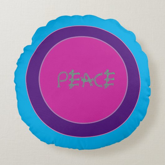 平和の象徴 ラウンドクッション (正面)