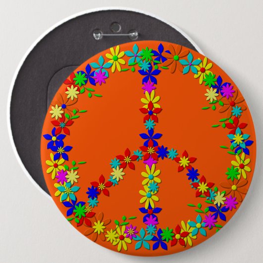 平和の象徴 缶バッジ (正面&裏面)