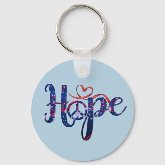 平和の鍵の連鎖を願う キーホルダー (正面)