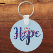 平和の鍵の連鎖を願う キーホルダー (正面)