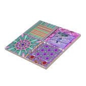 平和の鳥とアズレホスの幾何学的なタイル タイル (側面)