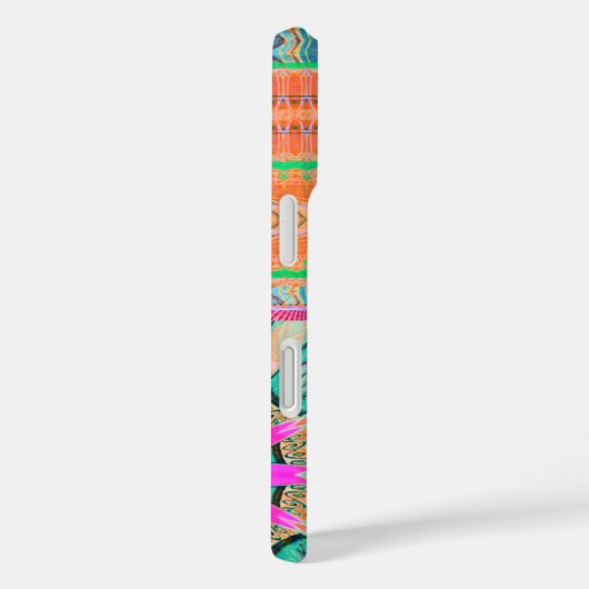 平和の鳥とアズレホスの幾何学的なタイル Case-Mate iPhoneケース (裏面 / 右)