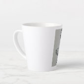 平和の鳩と聖句のカップ カフェラテマグ (左アングル)
