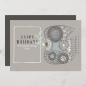 平和の鳩のホリデーグリーティングカード シーズンカード (正面/裏面)