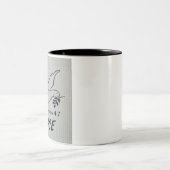平和の鳩の聖書マグカップ ツートーンマグカップ (中央)