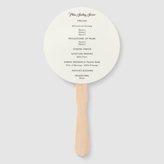 平和の鳩イースタープログラムハンドファン ハンドファン (裏面)