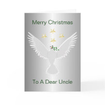 平和の鳩デザインおじさんクリスマス