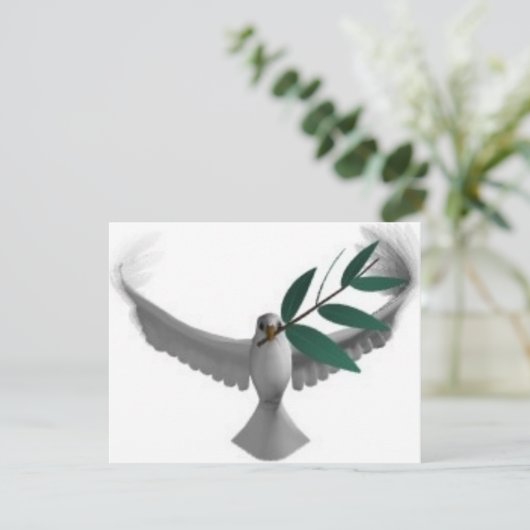 平和の鳩-オリーブの枝 (スタンド正面)