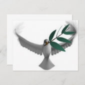 平和の鳩-オリーブの枝 (正面/裏面)