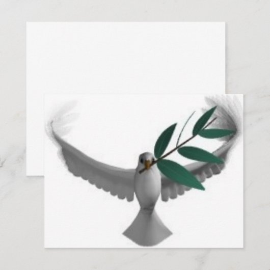 平和の鳩-オリーブの枝 (正面/裏面)