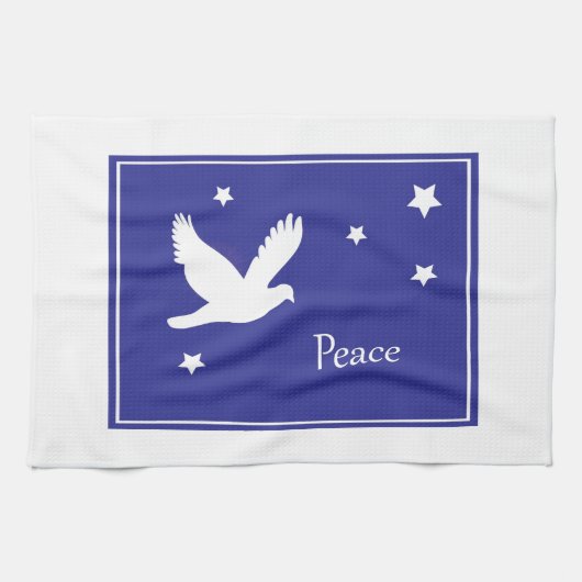 平和の鳩 キッチンタオル (横)