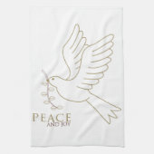 平和の鳩 キッチンタオル (縦)