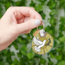 平和の鳩 | キリスト教の信仰 キーホルダー