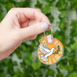 平和の鳩 | キリスト教の信仰 キーホルダー