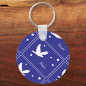 平和の鳩 キーホルダー (正面)