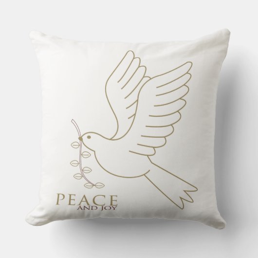 平和の鳩 クッション (正面)