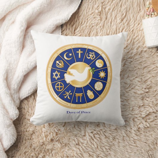 平和の鳩 クッション (ブランケット)
