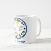 平和の鳩 コーヒーマグカップ (正面右)