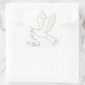 平和の鳩 スクエアシール (バッグ)