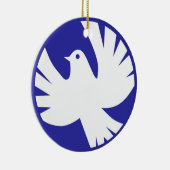 平和の鳩 セラミックオーナメント (右)