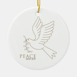 平和の鳩 セラミックオーナメント