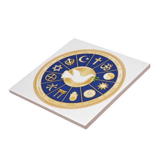 平和の鳩 タイル (側面)