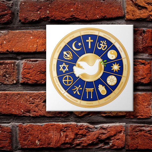 平和の鳩 タイル