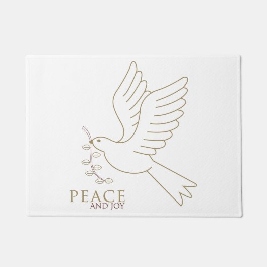 平和の鳩 ドアマット (正面)