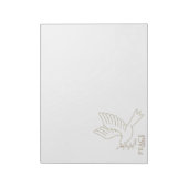 平和の鳩 ノートパッド (回転)