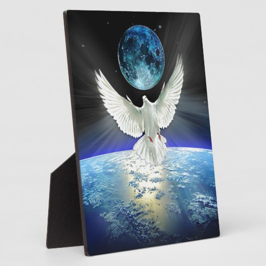 平和の鳩 フォトプラーク (側面)