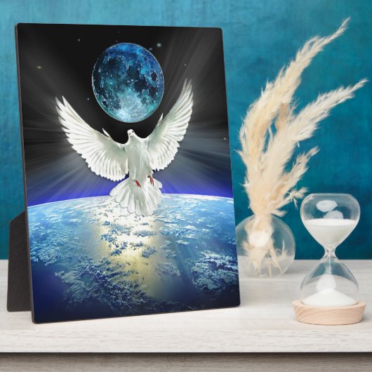 平和の鳩 フォトプラーク (側面)