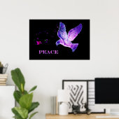 平和の鳩 ポスター (ホームオフィス)