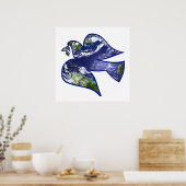 平和の鳩 ポスター (キッチン)