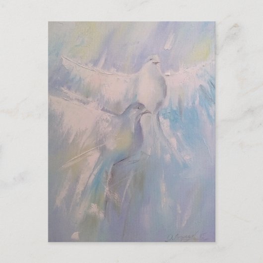 平和の鳩 ポストカード (正面)