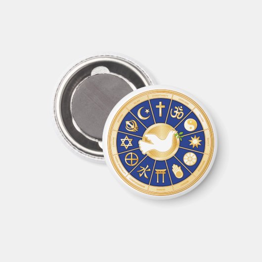 平和の鳩 マグネット (正面/裏面)