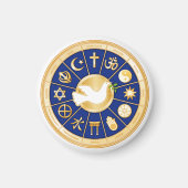 平和の鳩 マグネット (正面)