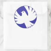 平和の鳩 ラウンドシール (バッグ)