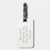 平和の鳩 ラゲッジタグ (裏面縦)