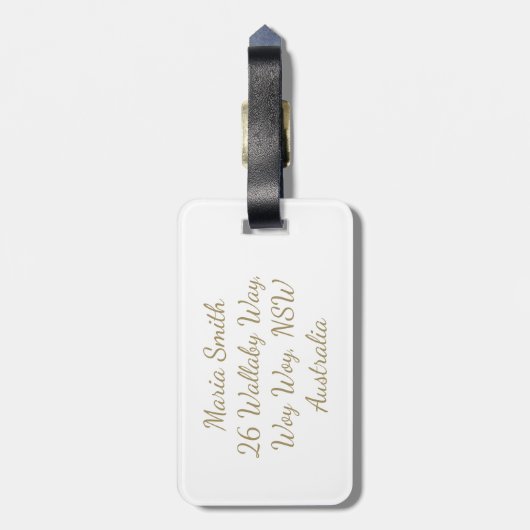 平和の鳩 ラゲッジタグ (裏面縦)