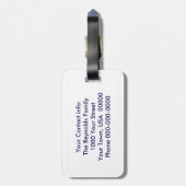 平和の鳩 ラゲッジタグ (裏面縦)