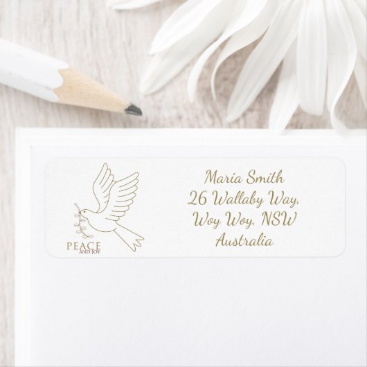 平和の鳩 ラベル (インサイチュ)