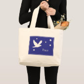 平和の鳩 ラージトートバッグ (正面(商品))