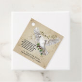 平和の鳩 - 個人用聖句 フェイバータグ (インサイチュ)